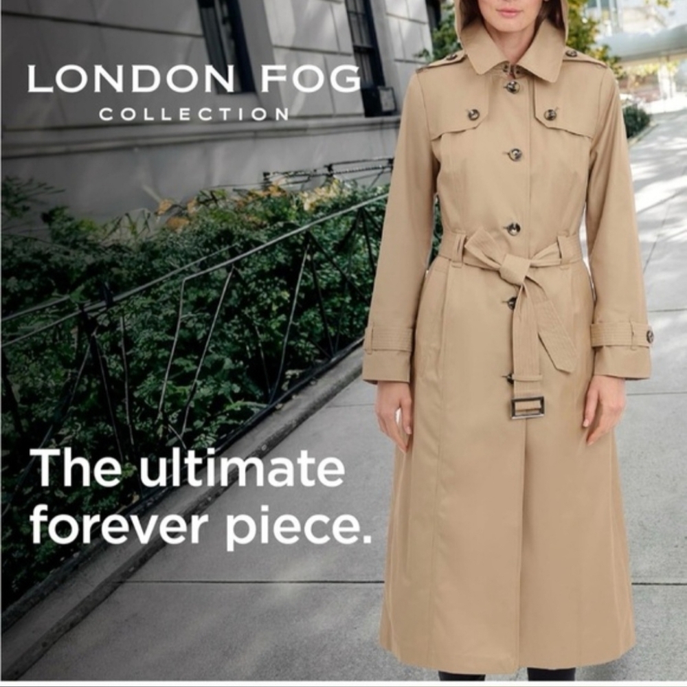 London Fog Women's Tan Trench Coat